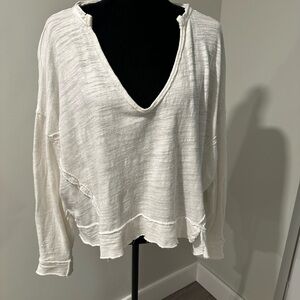 We The Free Oversized Cropped Pullover